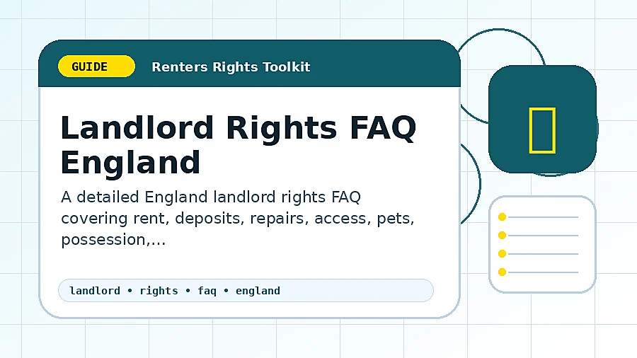 Landlord Rights FAQ England guide illustration