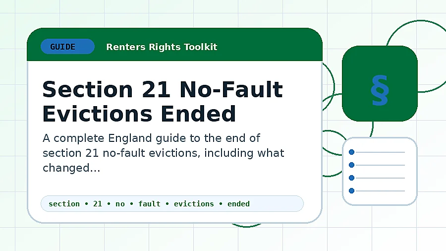 Section 21 No-Fault Evictions Ended guide illustration