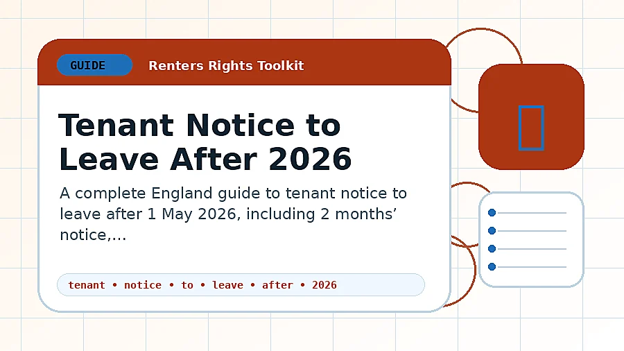 Tenant Notice to Leave After 2026 guide illustration