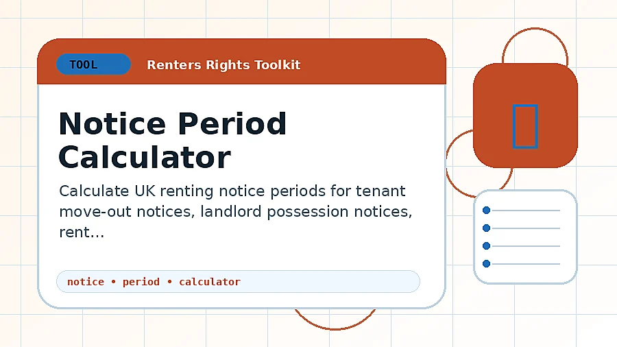 Notice Period Calculator tool illustration