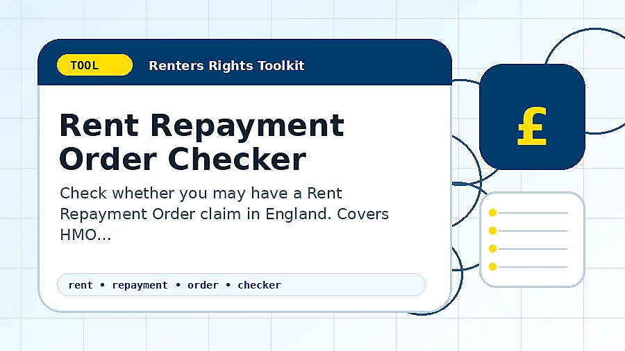 Rent Repayment Order Checker tool illustration