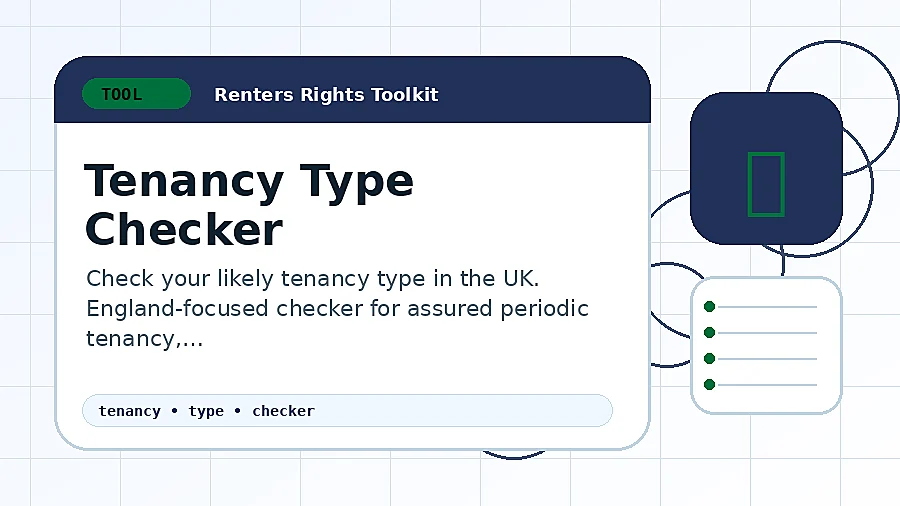 Tenancy Type Checker tool illustration